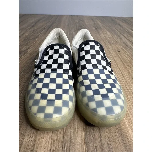 VANS Mod Slip-On Shoes‎ Sneakers Checkerboard Marshmallow 7.5M/9W - Picture 2 of 16